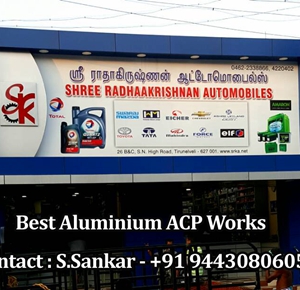 Best Aluminum Acp Front elevation works in Tirunelveli and Tuticorin