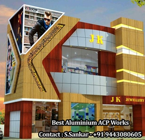 Best Aluminum Acp Front elevation works in Tirunelveli and Tuticorin